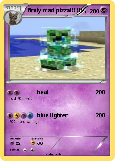 Pokemon firely mad pizza!!!!!!!