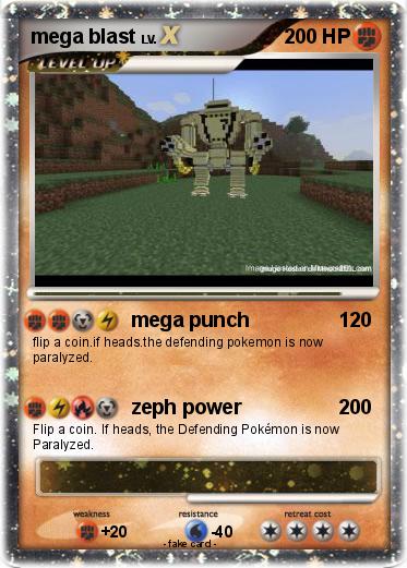 Pokemon mega blast