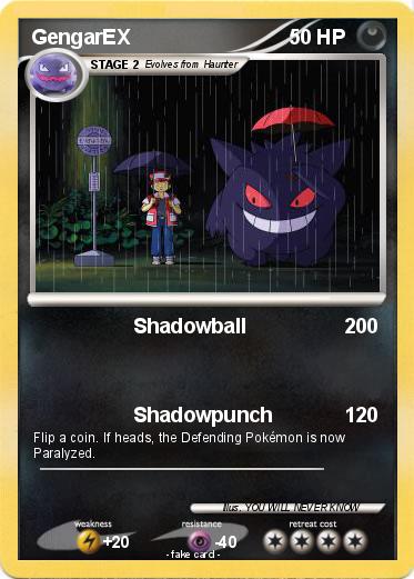 Pokemon GengarEX