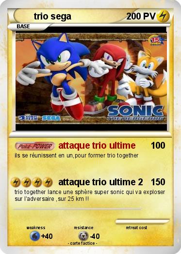 Pokemon trio sega