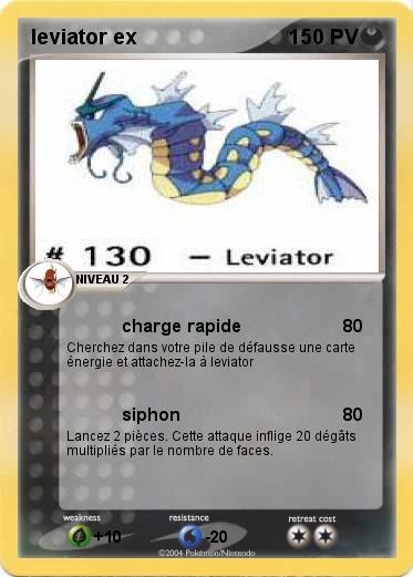 Pokemon leviator ex