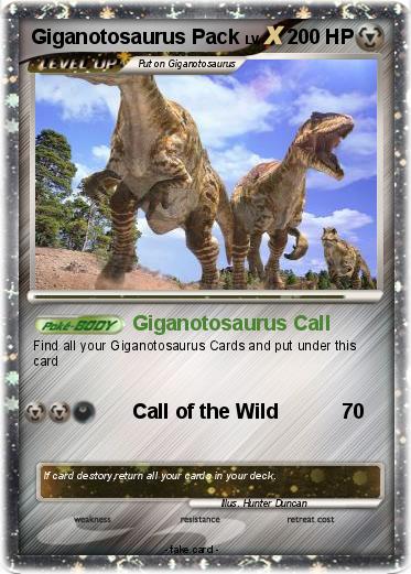 Pokemon Giganotosaurus Pack