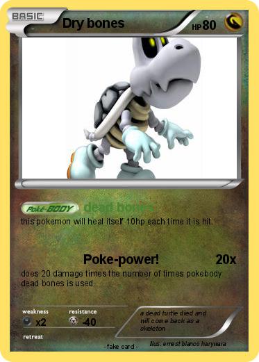 Pokemon Dry bones