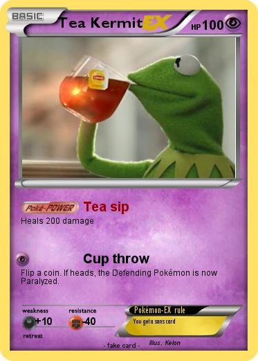 Pokemon Tea Kermit