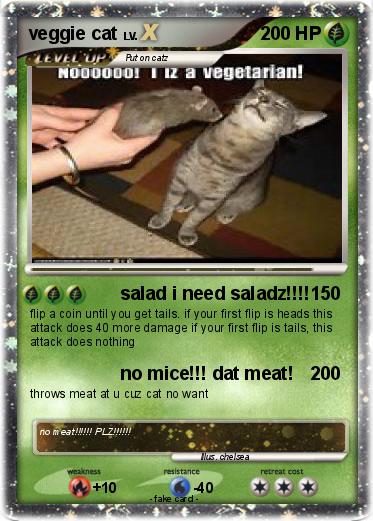 Pokemon veggie cat