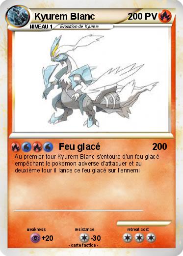 Pokemon Kyurem Blanc
