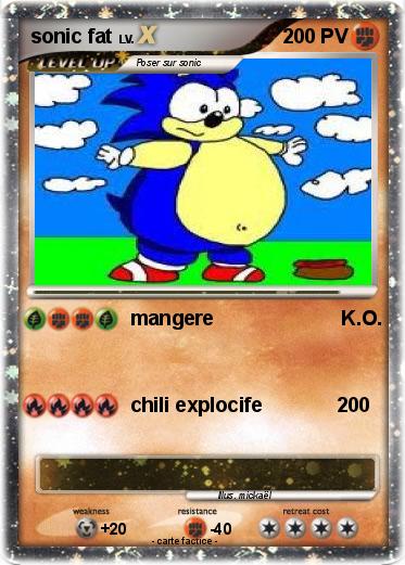 Pokemon sonic fat