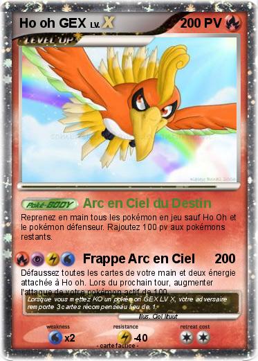 Pokemon Ho oh GEX