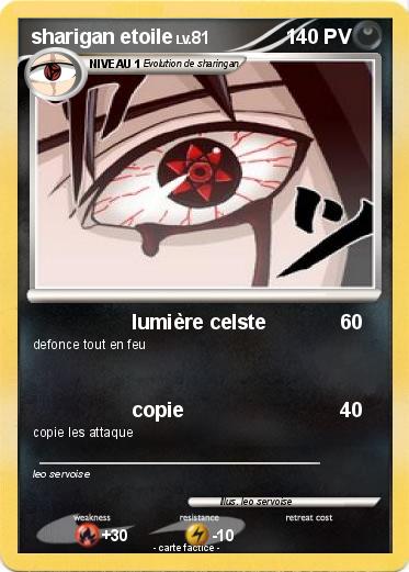 Pokemon sharigan etoile