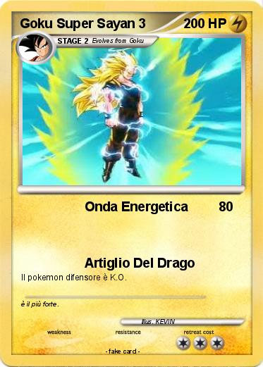 Pokemon Goku Super Sayan 3