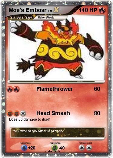 Pokemon Moe's Emboar