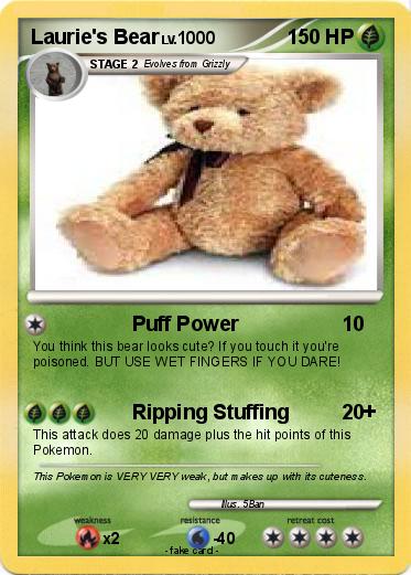 Pokemon Laurie's Bear