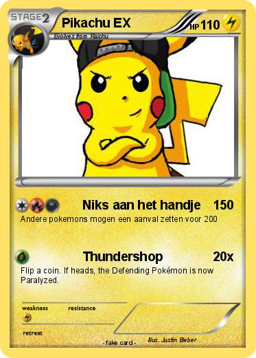 Pokemon Pikachu EX
