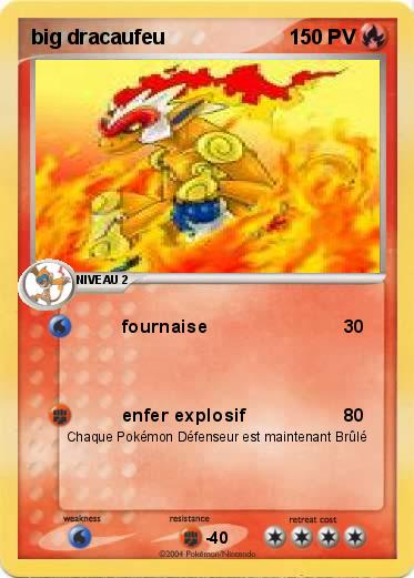 Pokemon big dracaufeu