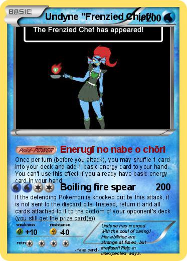 Pokemon Undyne "Frenzied Chief"