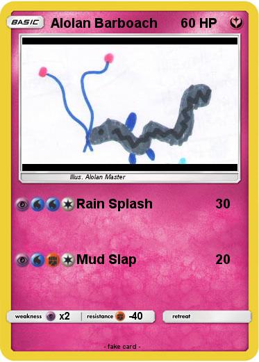 Pokemon Alolan Barboach