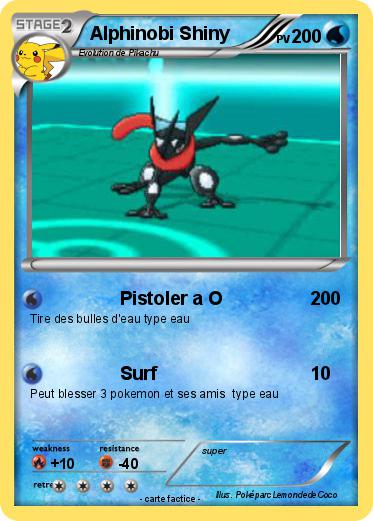 Pokemon Alphinobi Shiny