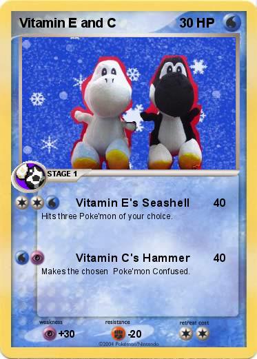 Pokemon Vitamin E and C