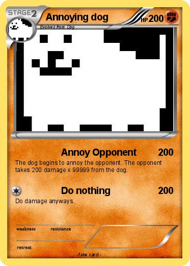 Pokemon Annoying dog