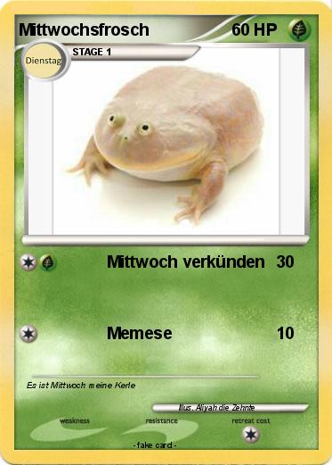 Pokemon Mittwochsfrosch