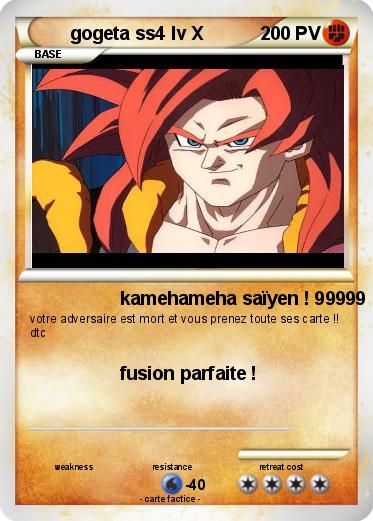 Pokemon gogeta ss4 lv X