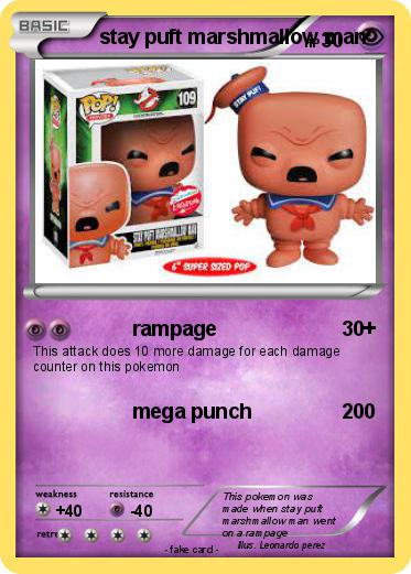 Pokemon stay puft marshmallow man