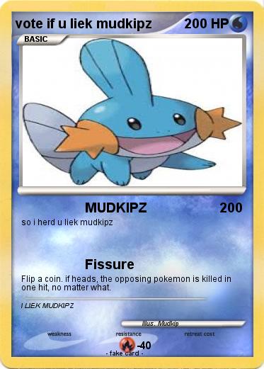 Pokemon vote if u liek mudkipz