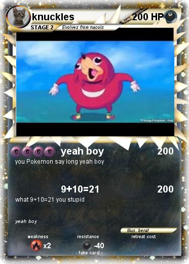 Pokemon knuckles