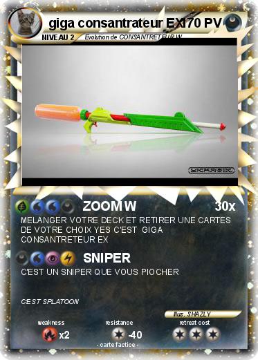 Pokemon giga consantrateur EX