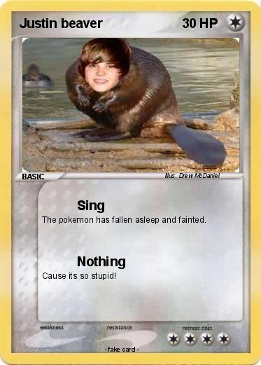 Pokemon Justin beaver