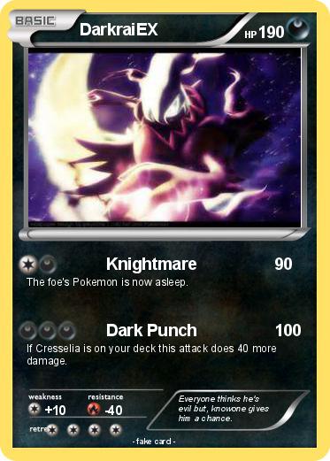 Pokemon DarkraiEX