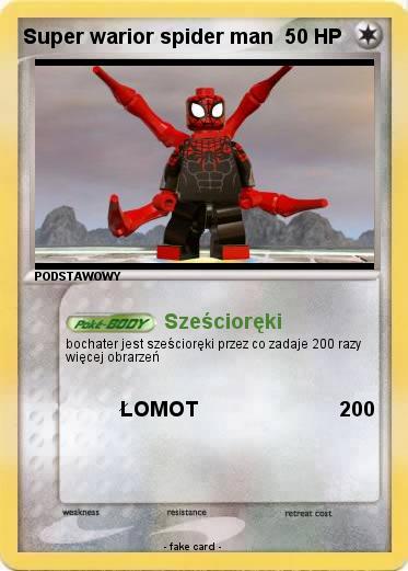Pokemon Super warior spider man