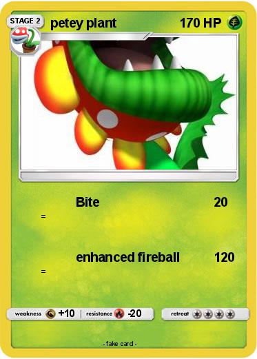 Pokemon petey plant