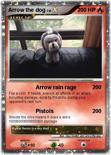 Pokemon Arrow the dog