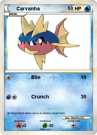 Pokemon Carvanha