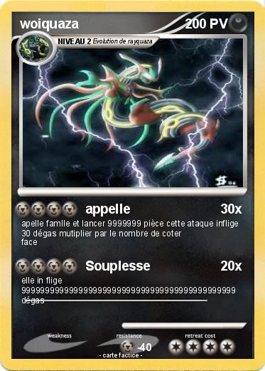 Pokemon woiquaza