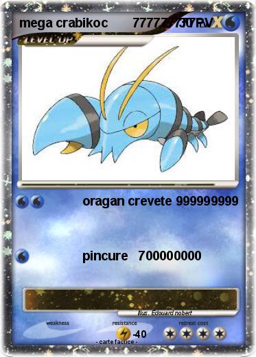 Pokemon mega crabikoc       777777777