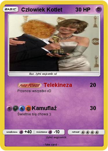 Pokemon Człowiek Kotlet