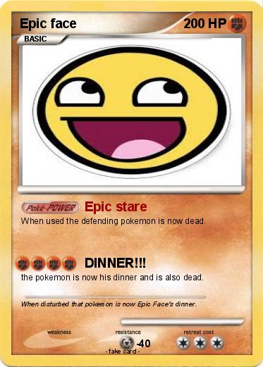 Pokemon Epic face