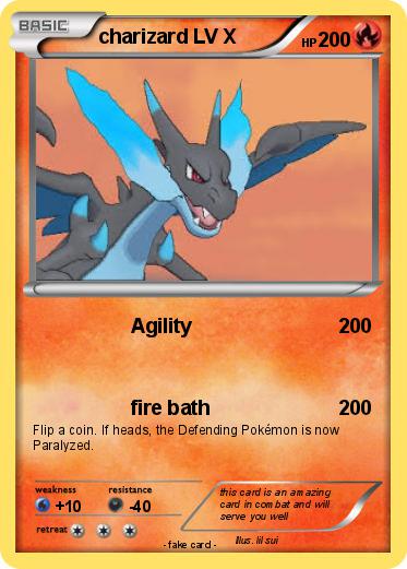 Pokemon charizard LV X