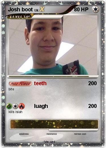 Pokemon Josh boot