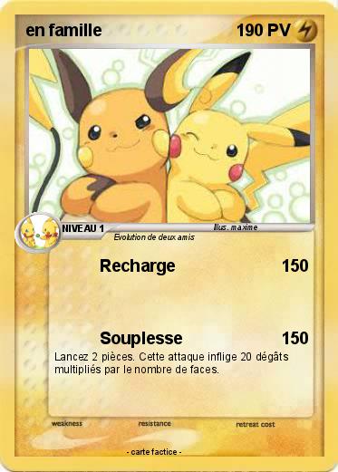 Pokemon en famille