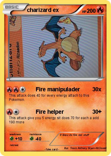 Pokemon charizard ex