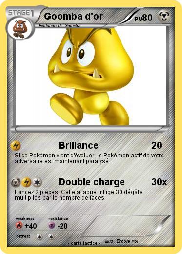 Pokemon Goomba d'or