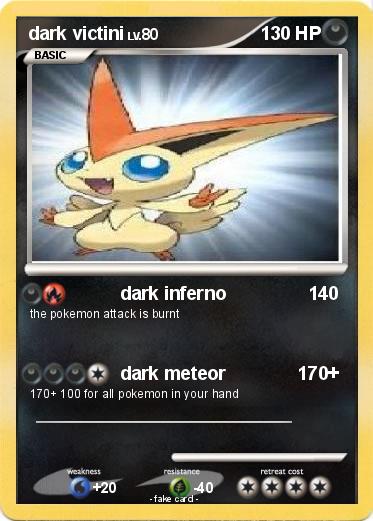 Pokemon dark victini