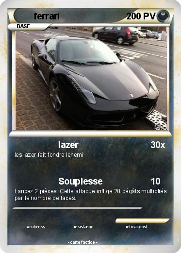 Pokemon ferrari