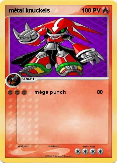 Pokemon métal knuckels