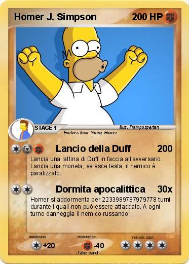 Pokemon Homer J. Simpson