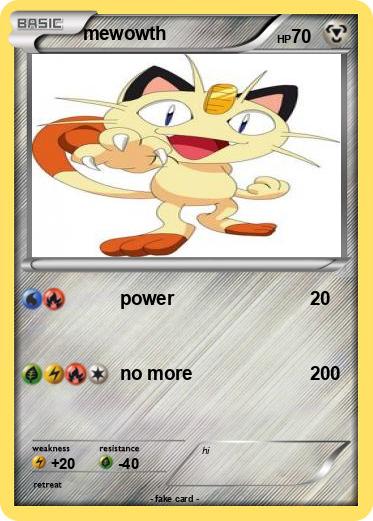 Pokemon mewowth