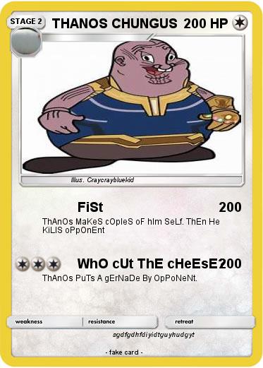 Pokemon THANOS CHUNGUS